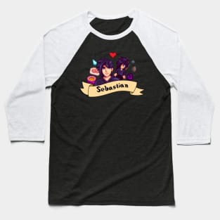 Sebastian Stardew Valley Baseball T-Shirt